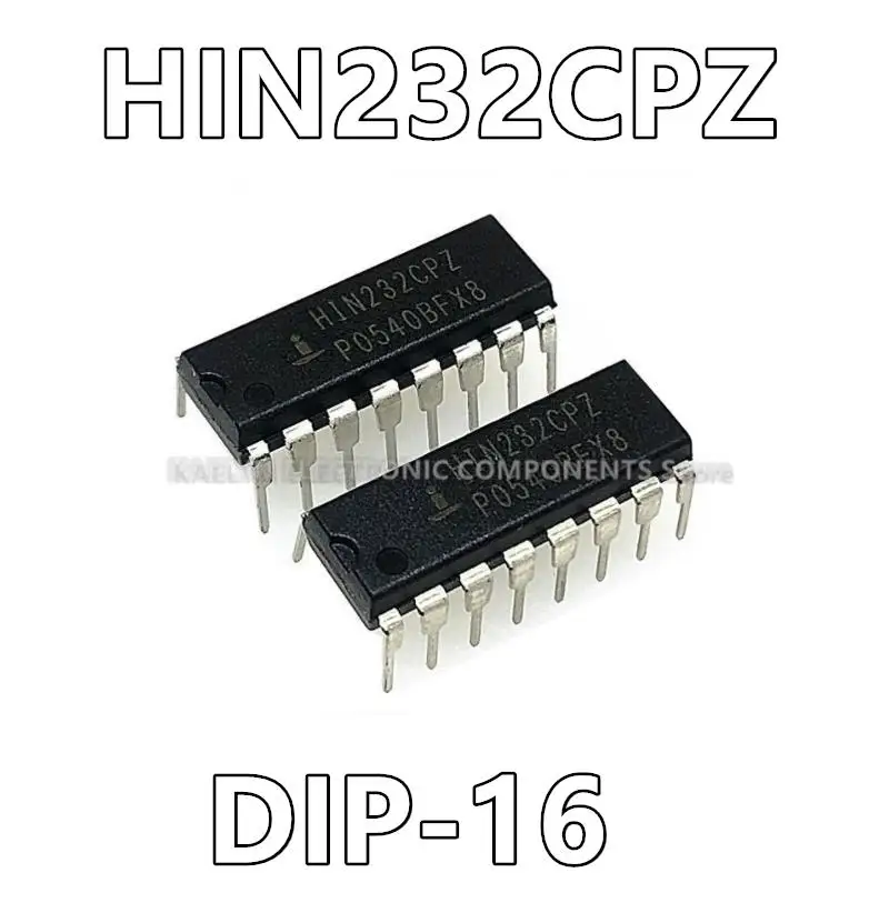 10 шт./партия, трансивер HIN232CPZ HIN232 2/2, полный RS232 16-PDIP