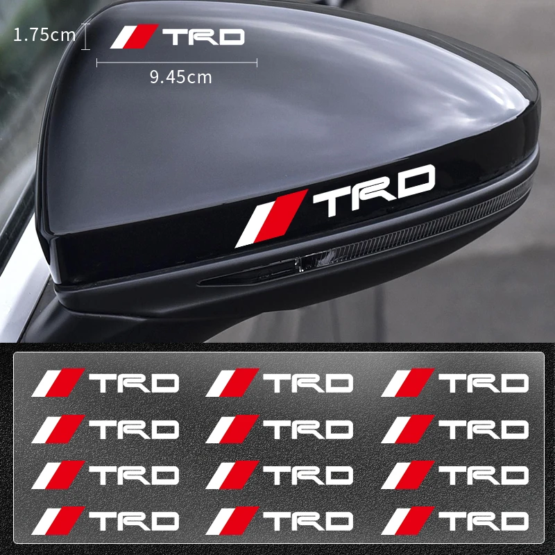 Наклейка на дверную ручку для Toyota Автомобильная наклейка зеркало заднего вида