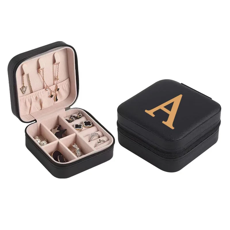 

Коробка с жемчужинами и золотыми буквами, простая и атмосферная дорожная коробка для хранения, портативная классификация и Индукционная коробка для менеджера