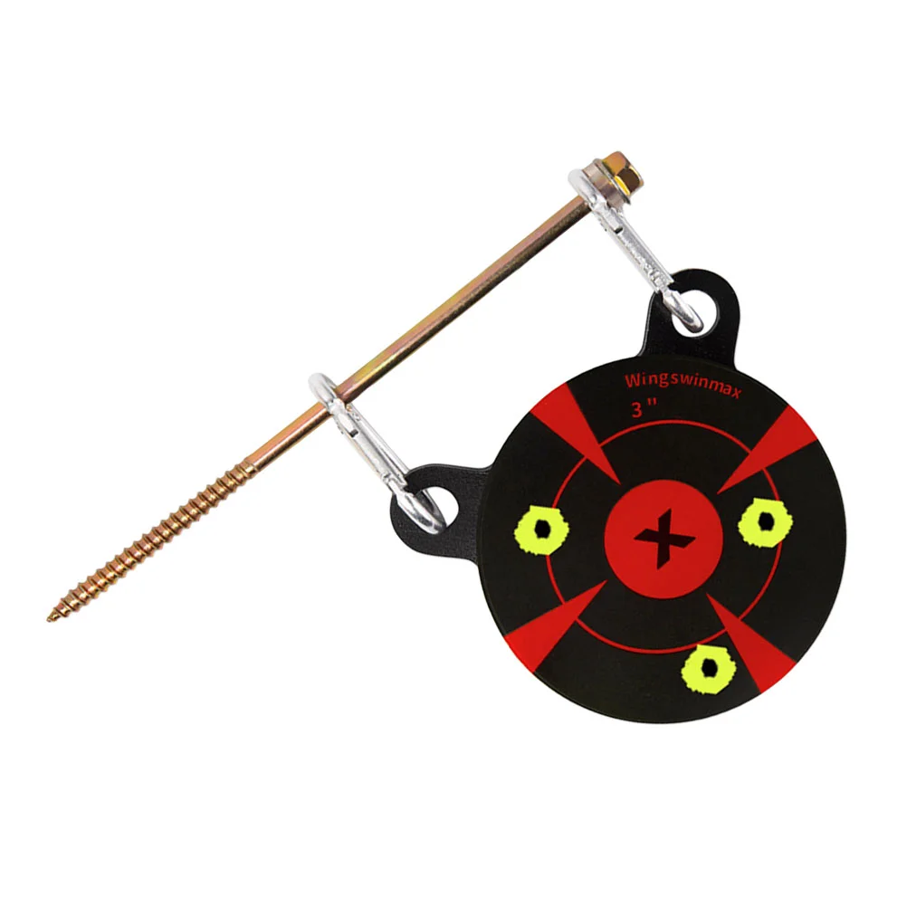 

1 Set Metal Target Adorable Bear Shape Hanging Target for Outdoor Garden