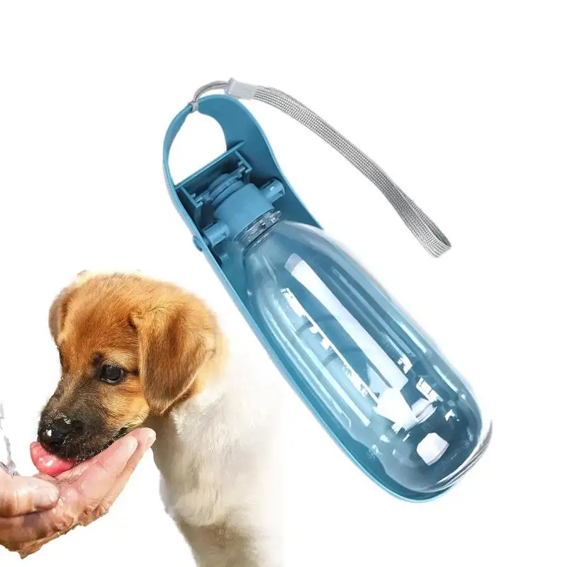 

Dog Water Bottle 550ml Large Dog Water Dispenser Leaf Design Foldable Pet Water Bowl Dog Bowl Drinking Feeder For Pets Puppy