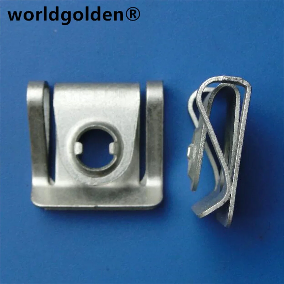 worldgolden 100 шт. автозастежки нижняя защитная пластина двигателя пряжка для vw audi 8D