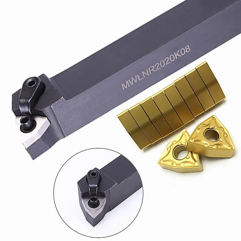 

External Turning Tool Holder High Quality MWLNR2020K08 MWLNR1616H08 MWLNR2525M08 Ues For WNMG Carbide Inserts MWLNR/MWLNL