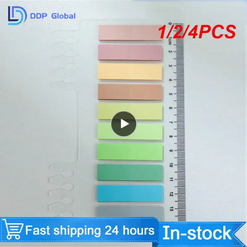 

1/2/4PCS Sheets Colorful Sticky Notes Memo Pad Self Adhesive Label Index Tabs Bookmarks Notepad School Office Stationery