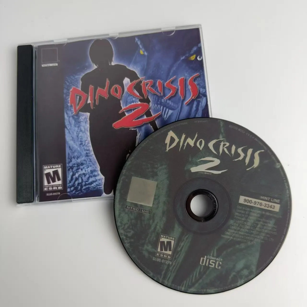 Фото Высококачественный репродукционный диск для Sony PS1: Dino Crisis 2 (версия для США с вибрацией, без инструкции) №4