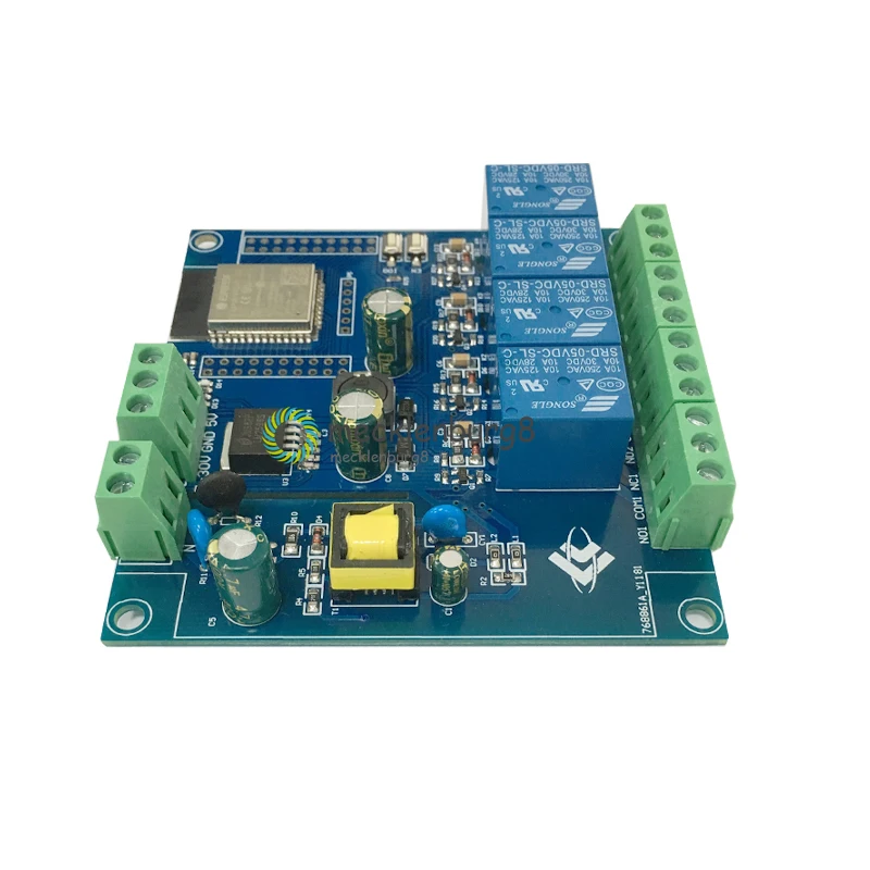 

AC 220 В/Φ ESP32 WIFI Bluetooth BLE четырехканальный релейный модуль I/O порт