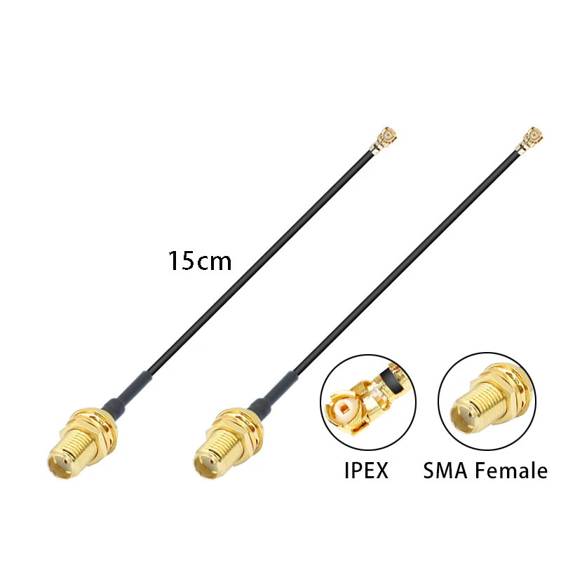 2pcs 4G Antenna with IPEX to SMA Female Pigtail High Gain 38dBi 700-2700MHz For 3G LTE Wireless Network Card Wifi Router Module