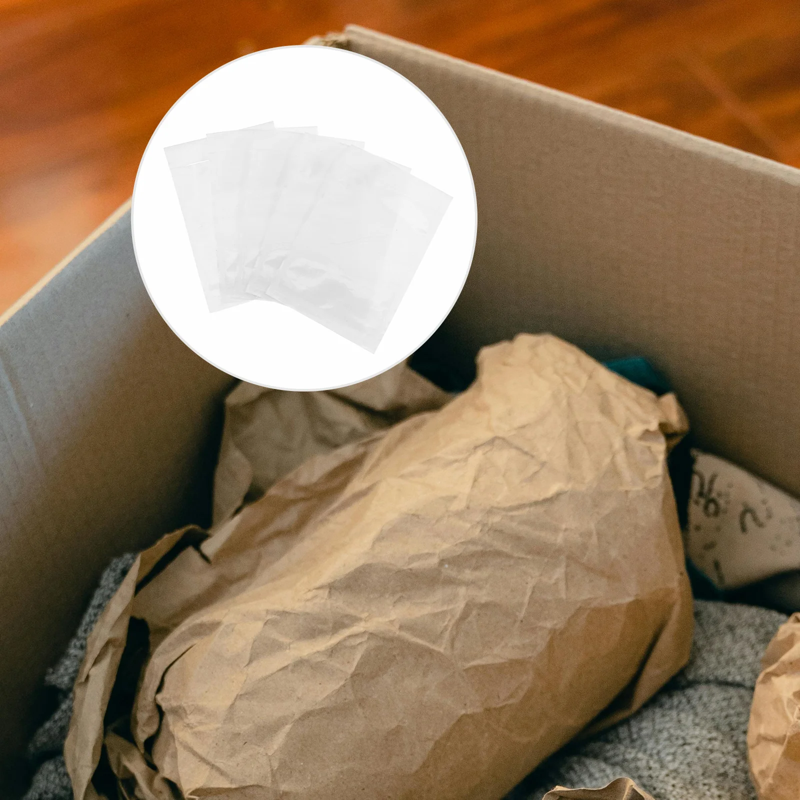 100 шт. самоклеящаяся упаковочная сумка прозрачная этикетка для доставки упаковка