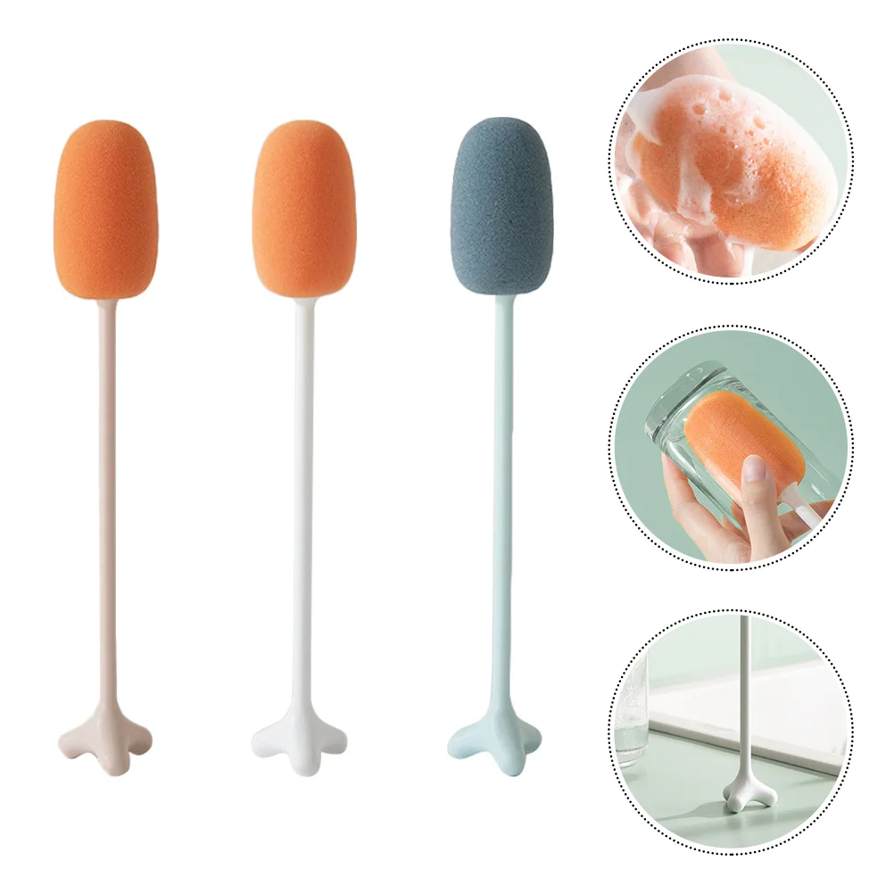 

3 Pcs Portable Lightweight Practical Durable Sponge Brush for School
