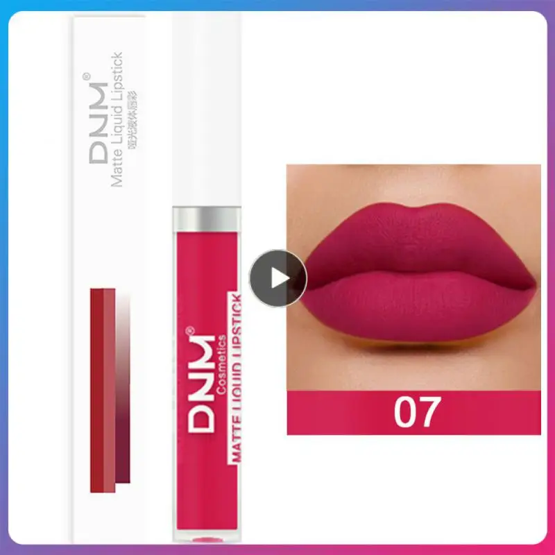 

Matte Lip Gloss Velvet Lip Glaze Waterproof Lasting Liquid Lipstick Not Easy To Fade Lip Tint Makeup Lipsticks Maquillaje TSLM2