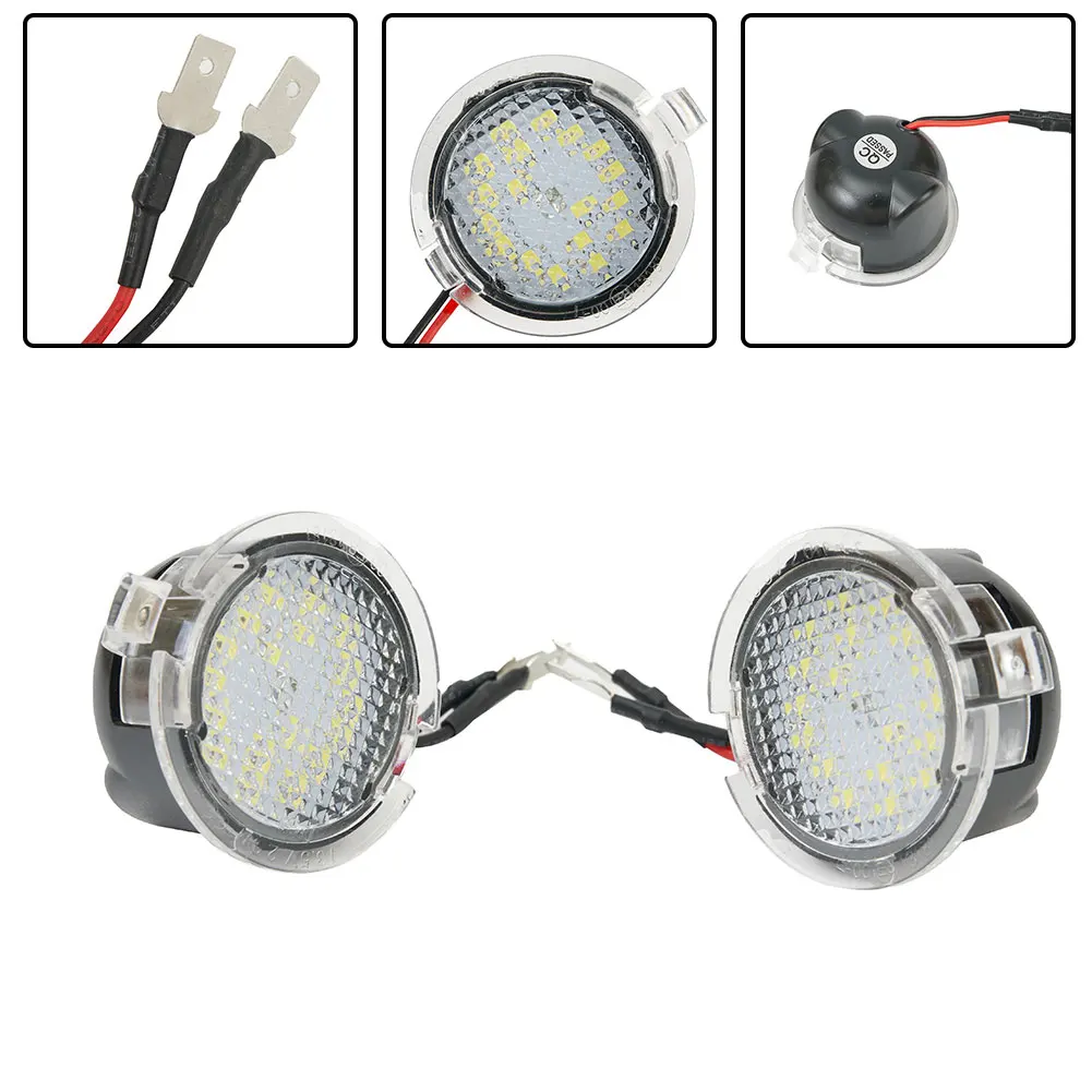 

2X 18SMD светодиодсветильник боковые зеркала лужайки яркий белый свет для Ford Ranger 2015-2017 боковое зеркало лужайки автомобильные аксессуары