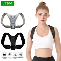 tcare posture corrector back brace adjustable posture brace for upper back shoulder pain relief trainer spine corset support new