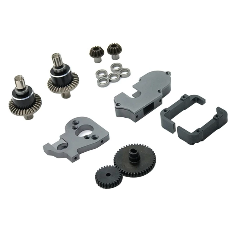

1 Set of Motor Gear Metal for WLtoys 1/14 144001 144002 1/12 124016 124017 124018 124019 RC Car Upgrade Spare