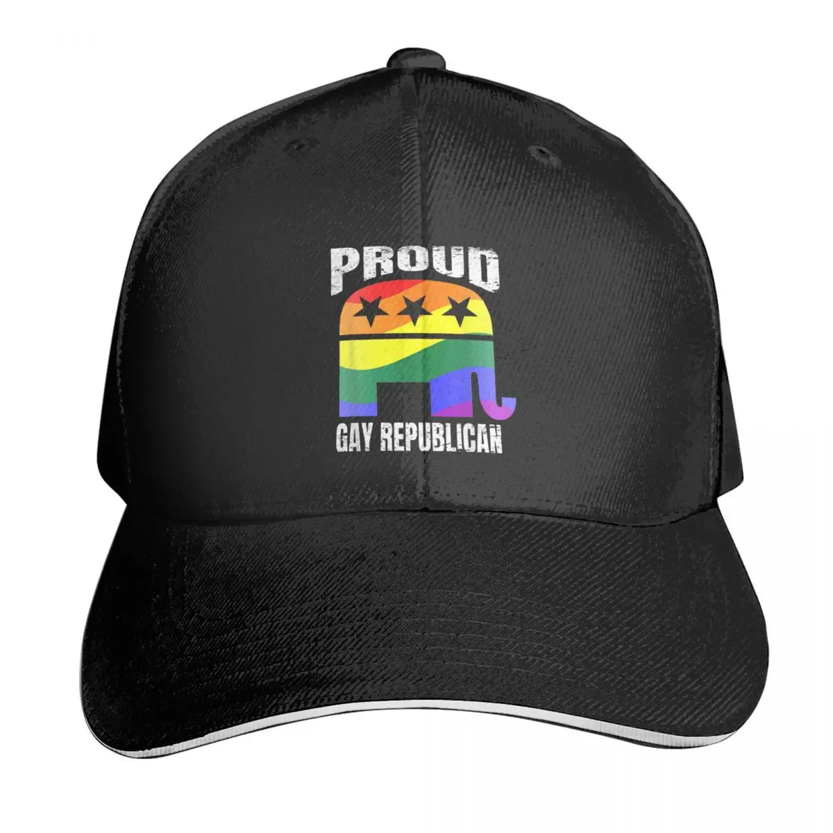 

Vote Republican Gay Pride Flag Elephant Vintage Casquette, Polyester Cap Fashionable Adult For Out