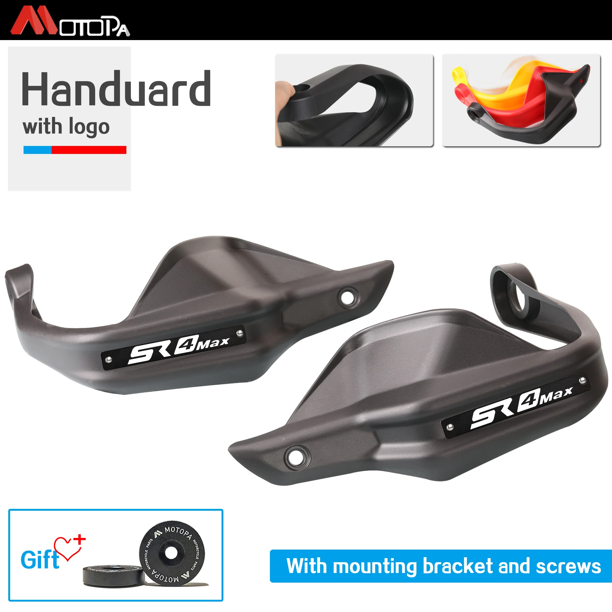 

С логотипом SR4MAX, мотоциклетные поручни, защита рук, защита для Loncin VOGE SR4 MAX SR4MAX 2022-2025