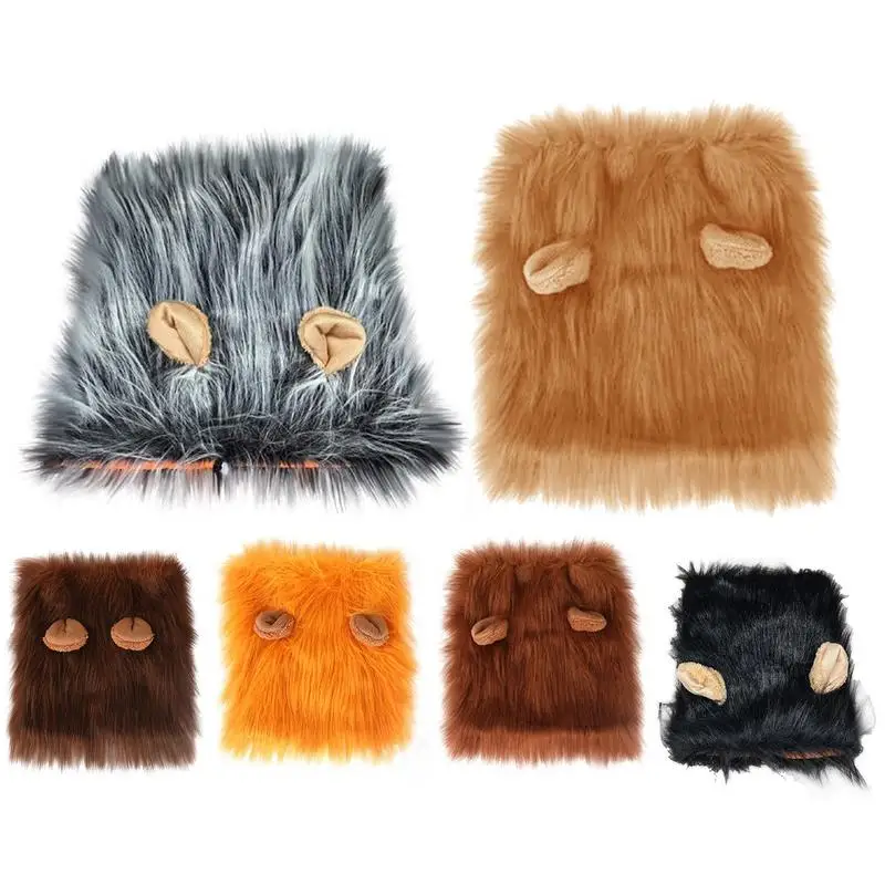 Парик для костюма собачьей гривы шляпа одежда косплея наряд реалистичный