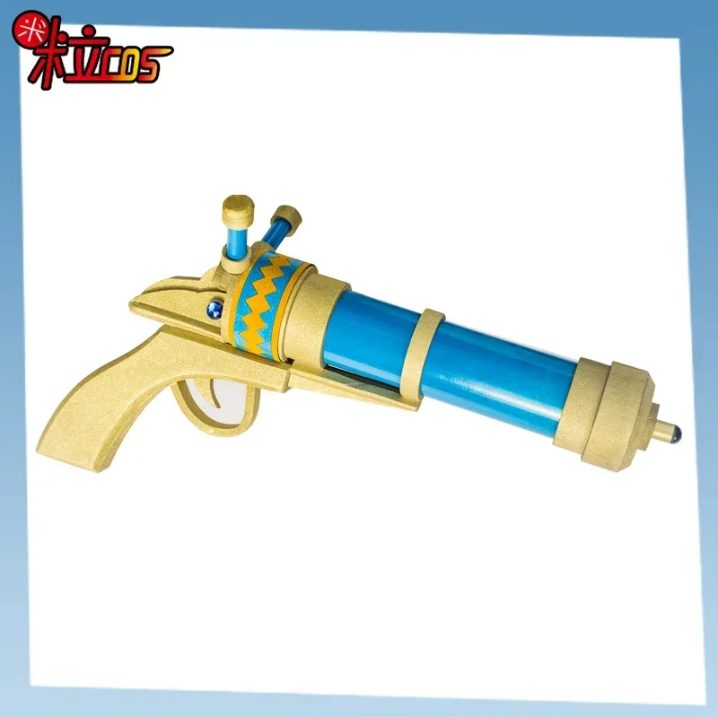 Новый реквизит для оружия 2025 BaoBao Vi Sister пистолет косплея Jinx синие парики Хэллоуина