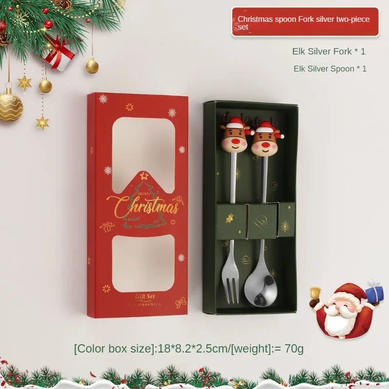 Набор столовых приборов из нержавеющей стали мультяшная фигурка ложка вилка