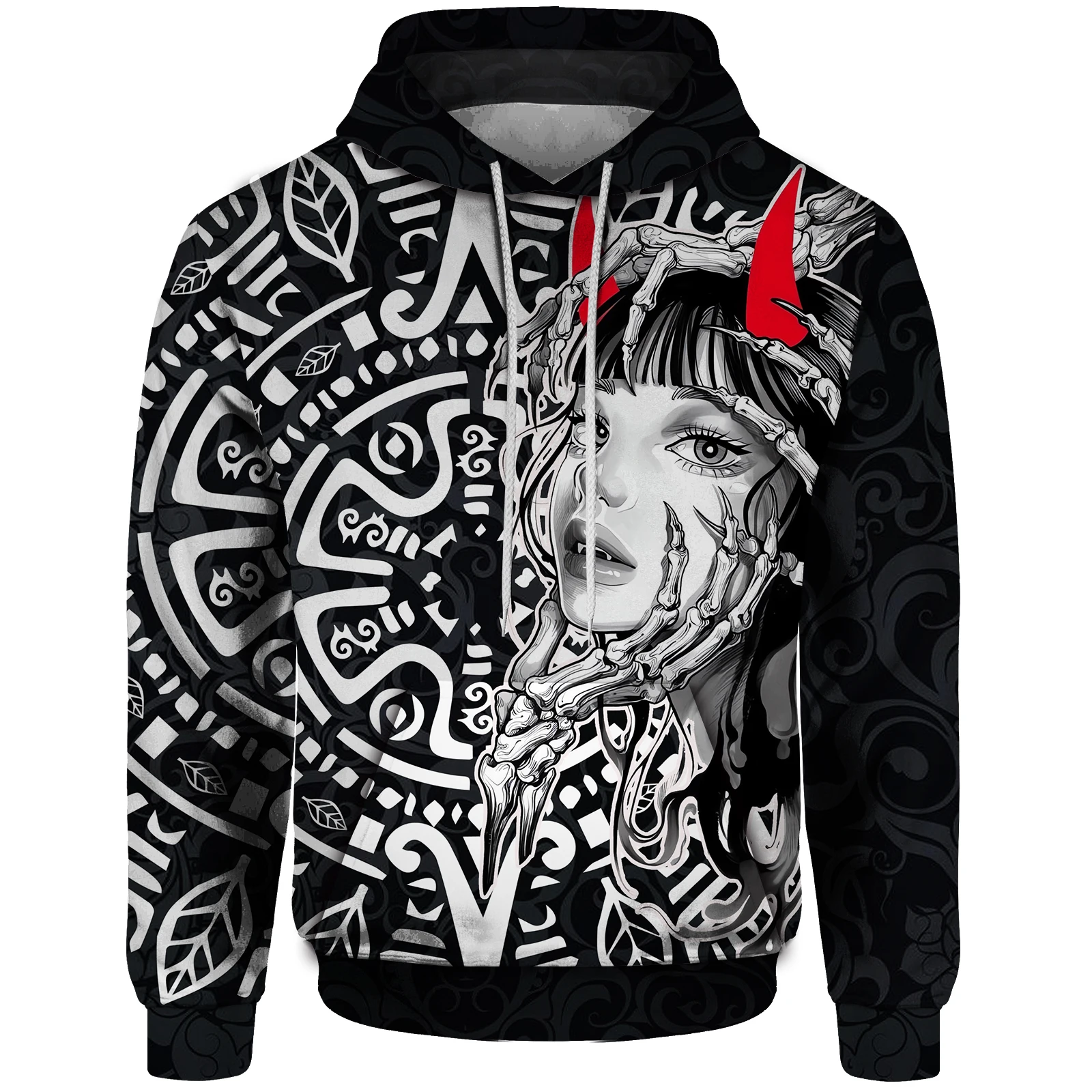 Прочная Мужская одежда Брендовые мужские толстовки с капюшоном в стиле богини Y2k