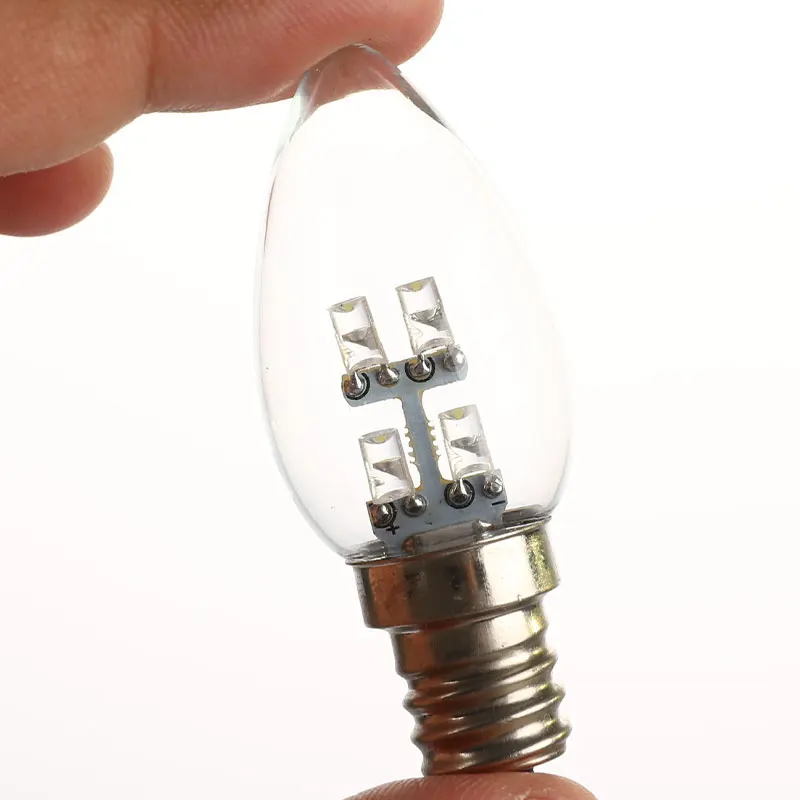 E12 светодиодная лампа Candelabra 4 светодиосветодиодный S свеча эквивалентная люстра