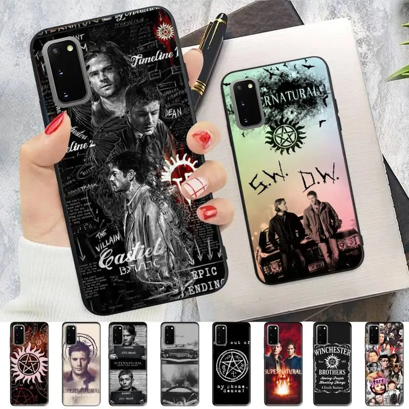 

YNDFCNB Supernatural SPN Dean And Sam Phone Case for Samsung S10 21 20 9 8 plus lite S20 UlTRA 7edge