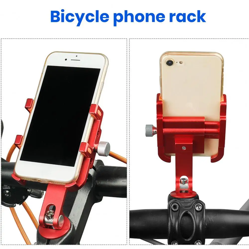 

1 Set Sturdy Easy Installation Bike Phone Bracket Anti-slip Mountain Road Bike Mobile Phone Holder Fix Phone