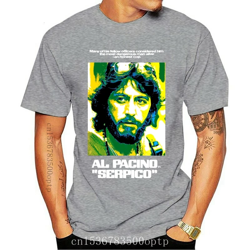 

Мужская одежда Serpico Al Pacino постер 1973 футболка все размеры от S до 4xl черная футболка мужская брендовая одежда