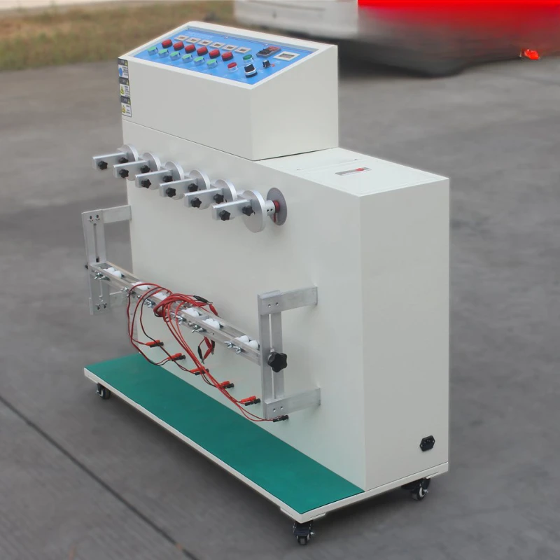 

Wire sway testing machine, plug lead bending testing machine, wire sway detector, wire life tester