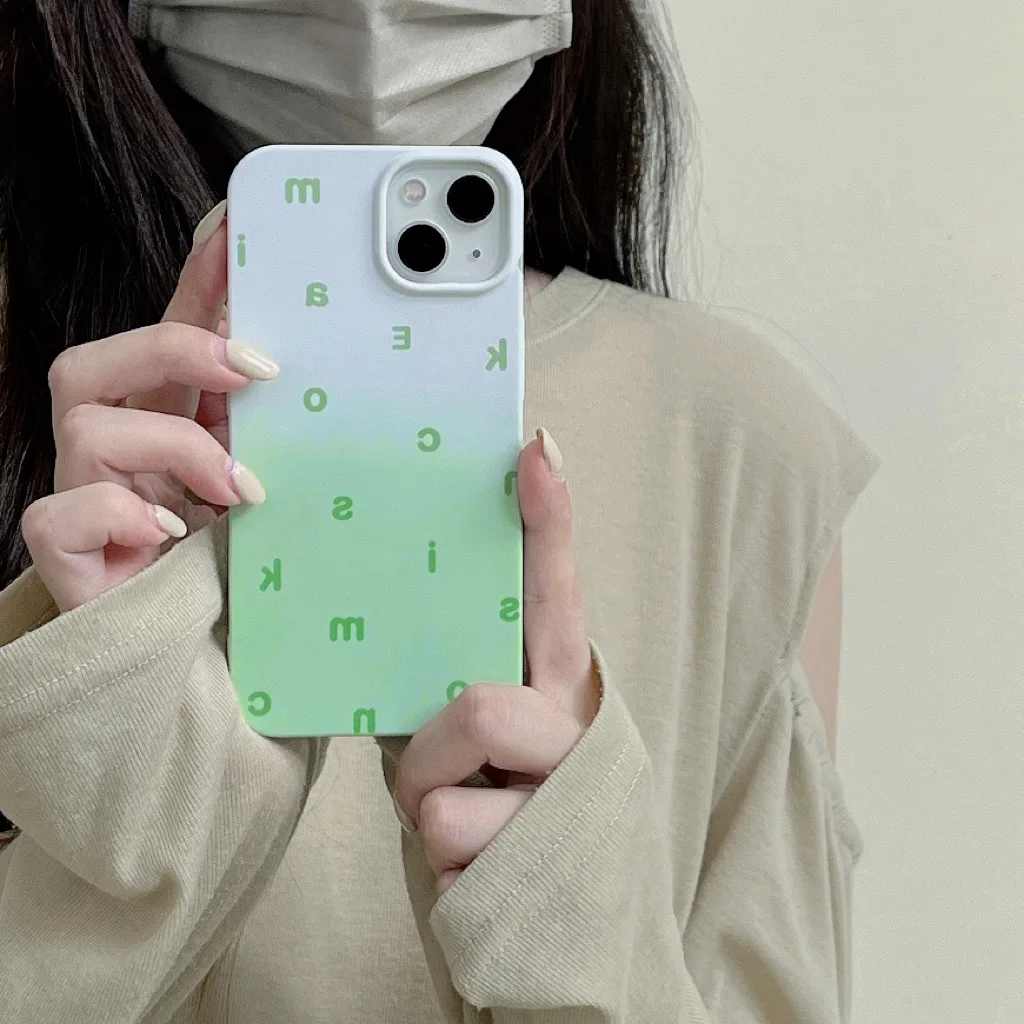 

Luxury cute phone case for girls Case For iPhone 12 11 13 14 Pro Max green