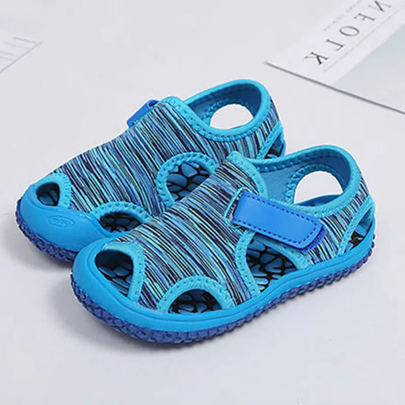 

Boy Sandal Stretch Fabric Water Shoes for Girls Sandal Massage Children Shoes Quick Dry Child Shoes Non-Slip Kid Sandals
