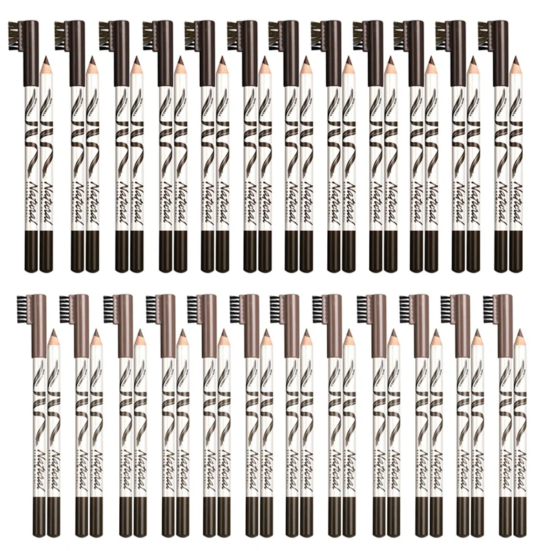 Menow 24 шт. карандаш для бровей водонепроницаемый и устойчивый к поту простой в