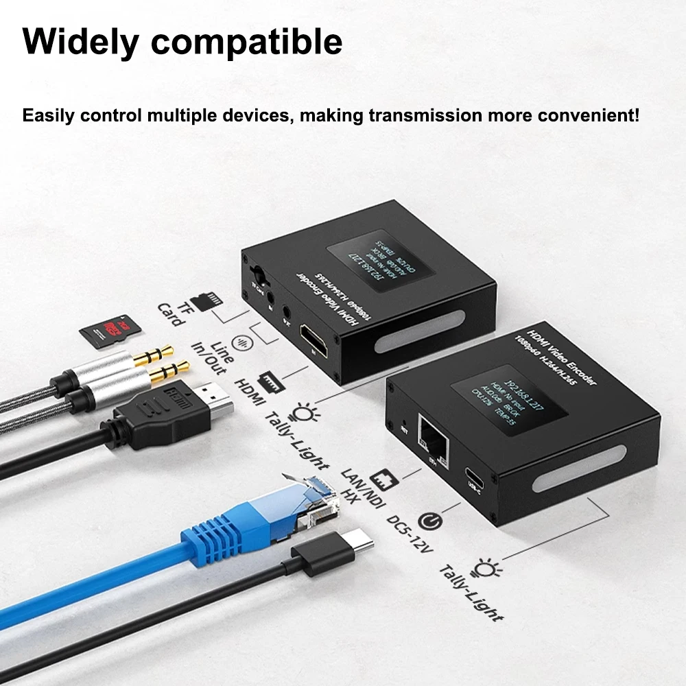 Link Pi MiniENC1 HDMI-кодер Портативный потоковый HD 1080P60 RTSP RTMP H265 Прямая трансляция