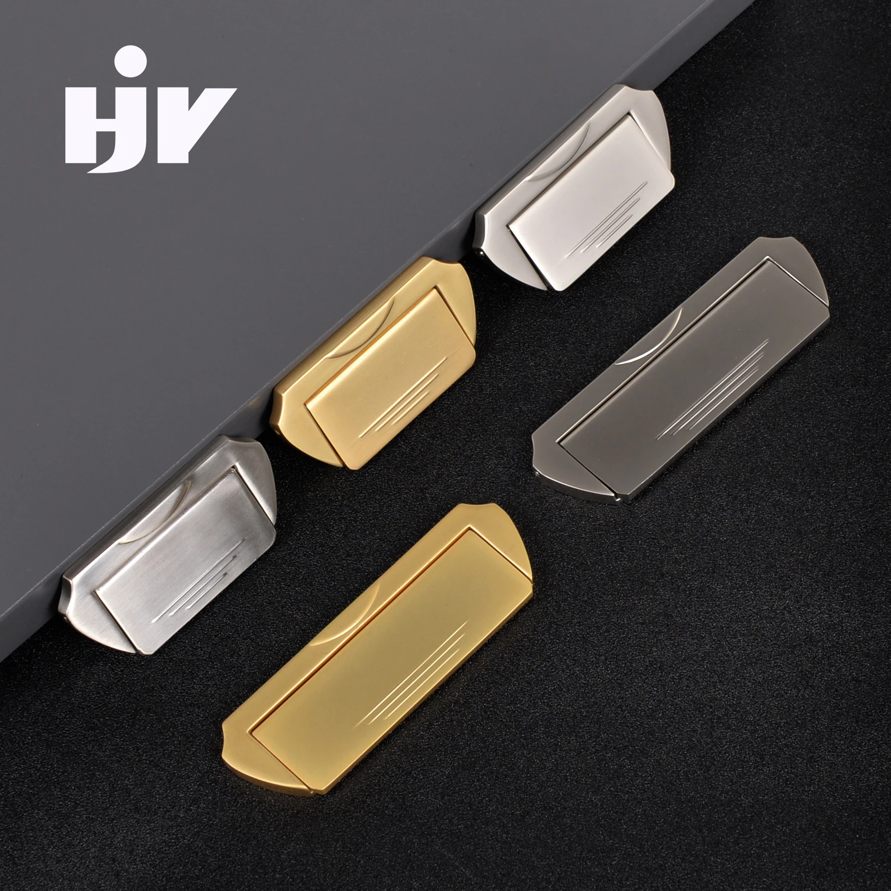 

Zinc Alloy Silver Gold Hidden Handles Tatami Open-mounted Sliding Handles for Furniture Handle Drawer Bedside Cabinet Door Pulls