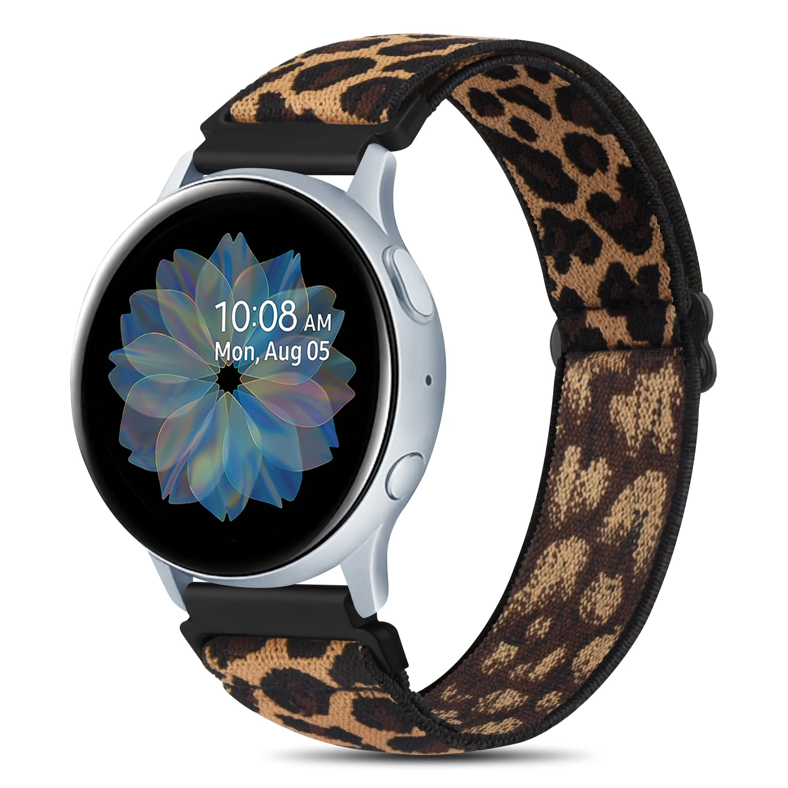 Ремешок нейлоновый для Samsung Galaxy Watch 4/classic/46 мм/Active 2/amazfit регулируемый эластичный