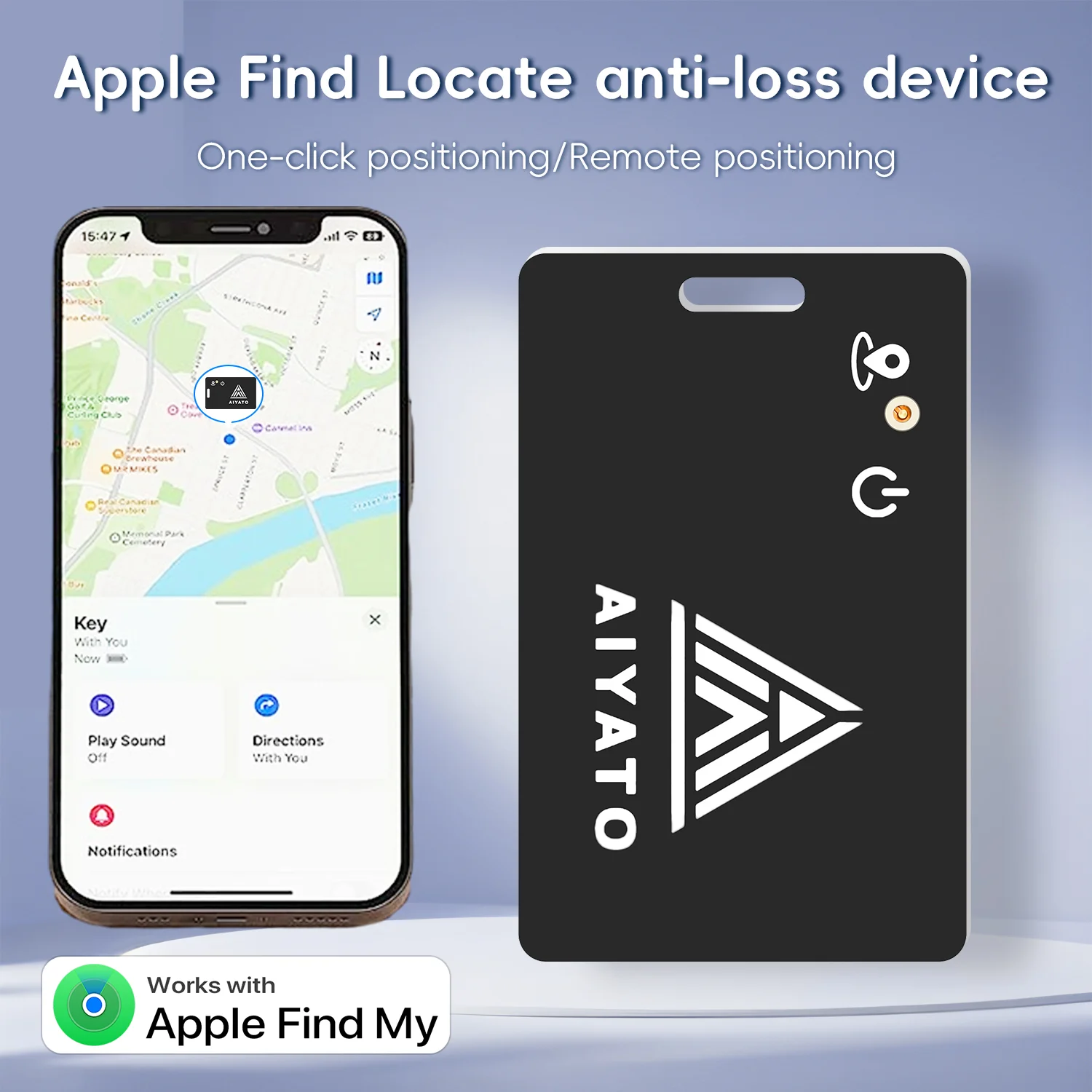 Фото Для Apple Find My APP Smart Air Tag GPS трекер карты анти-потерянное напоминание устройство поиска ключей детские сумки кошелек для домашних животных локатор смарт-тег №2