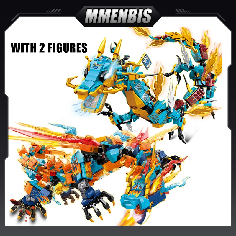 

700 + шт., Детский конструктор «ниндзя»