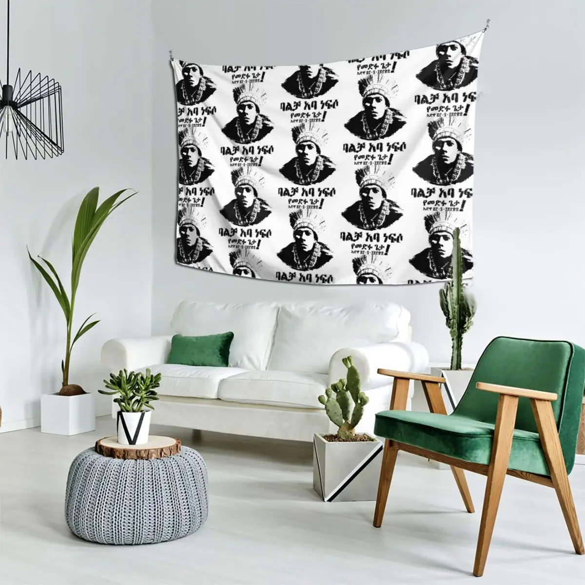 Гобелен Dejazmach Balcha Safo (Balcha Aba Nefso) Adwa Ethiopia