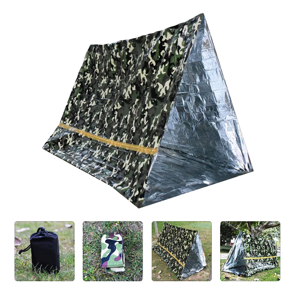 

Tent Emergency Tube Camping Shelter Portable Travel Tarp Tentsquick Duty Heavy Survivalplastic Instant Auto Hiking Trip Beach