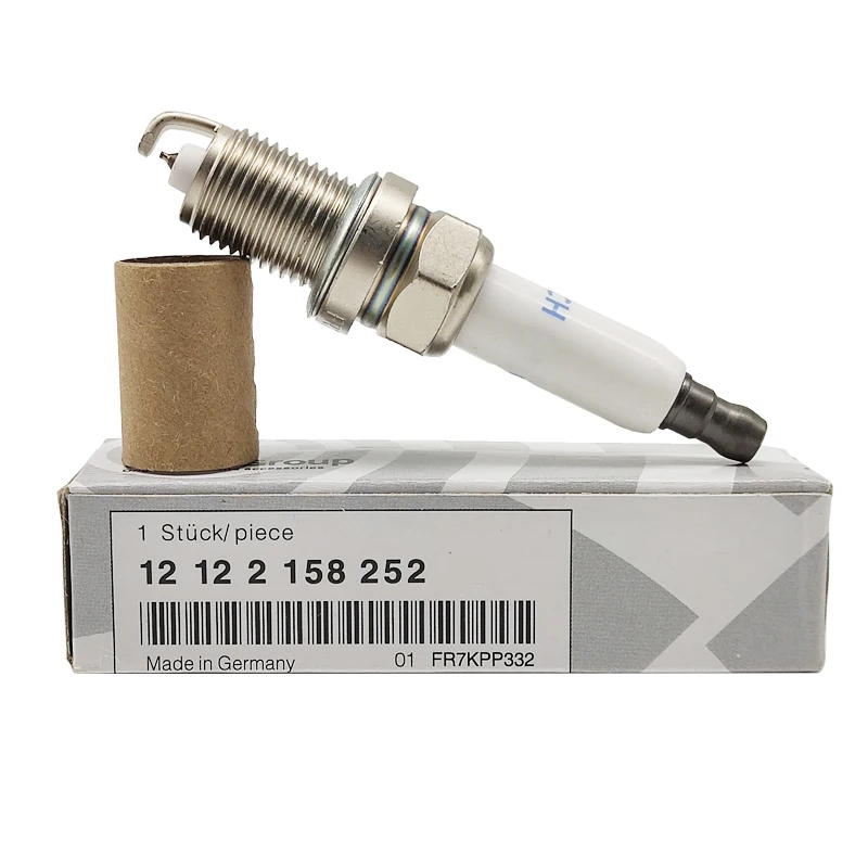

4pcs/lot 12122158252 Iridium Spark Plug For BMW E46 E60 E65 E70 E81 E88 E90 E92 550i 650i 750i 750Li X5 A6 IZFR6H11 FR7KPP332