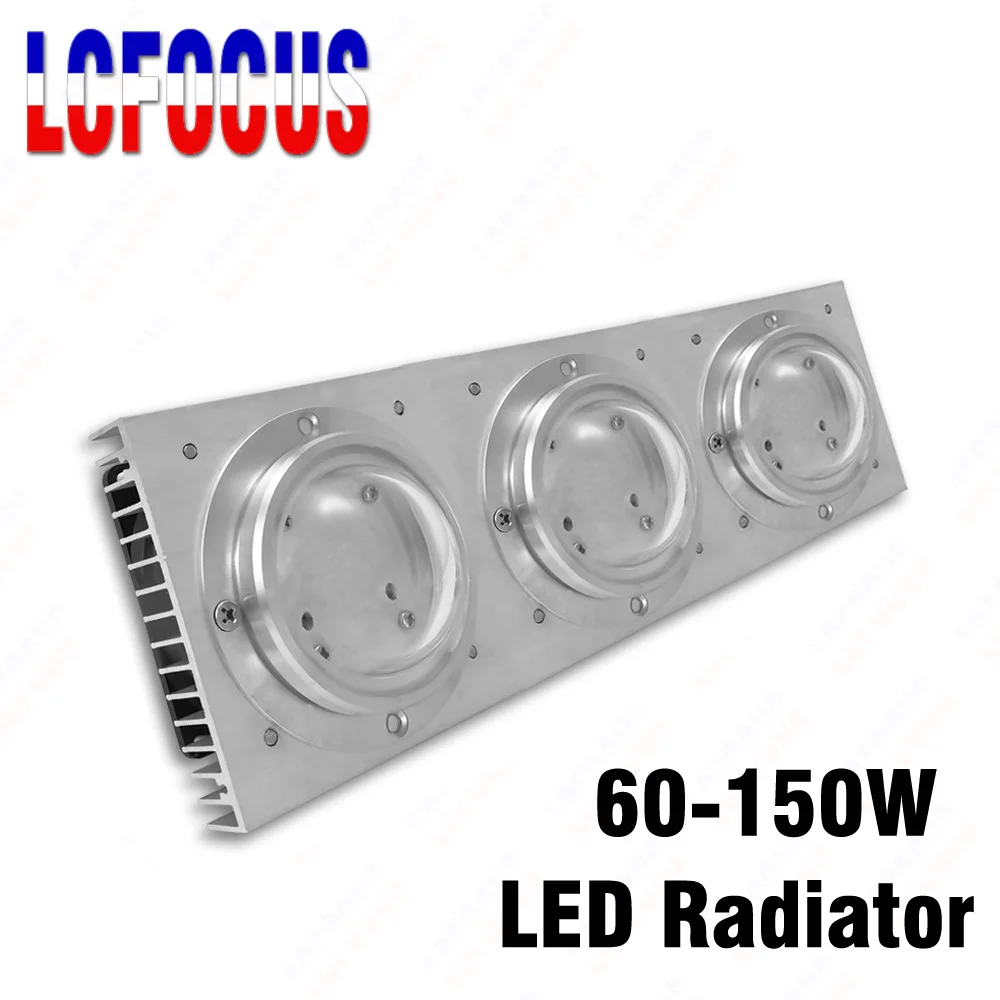 20W 30W 50W 100W 150W Aluminum Heatsink With Fan Lamp Radiators Cooling Heat Sink For DIY 20 30 50 100 150 W Watt LED Grow Light