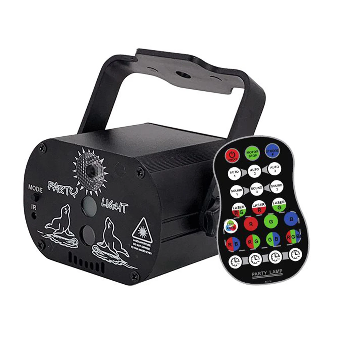 

RGB DJ диско светильник звуковой активации проектор светильник таймером дистанционное управление для фестиваля вечерние KTV