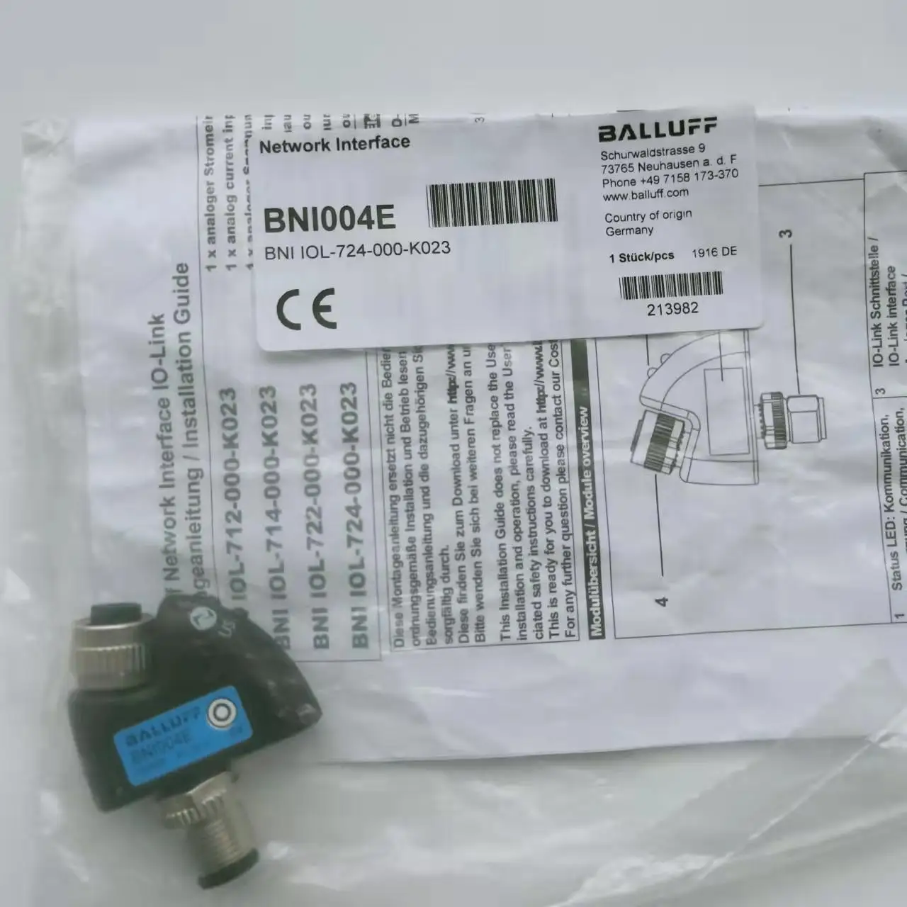 BNI004E BNI IOL-724-000-K023 sensor
