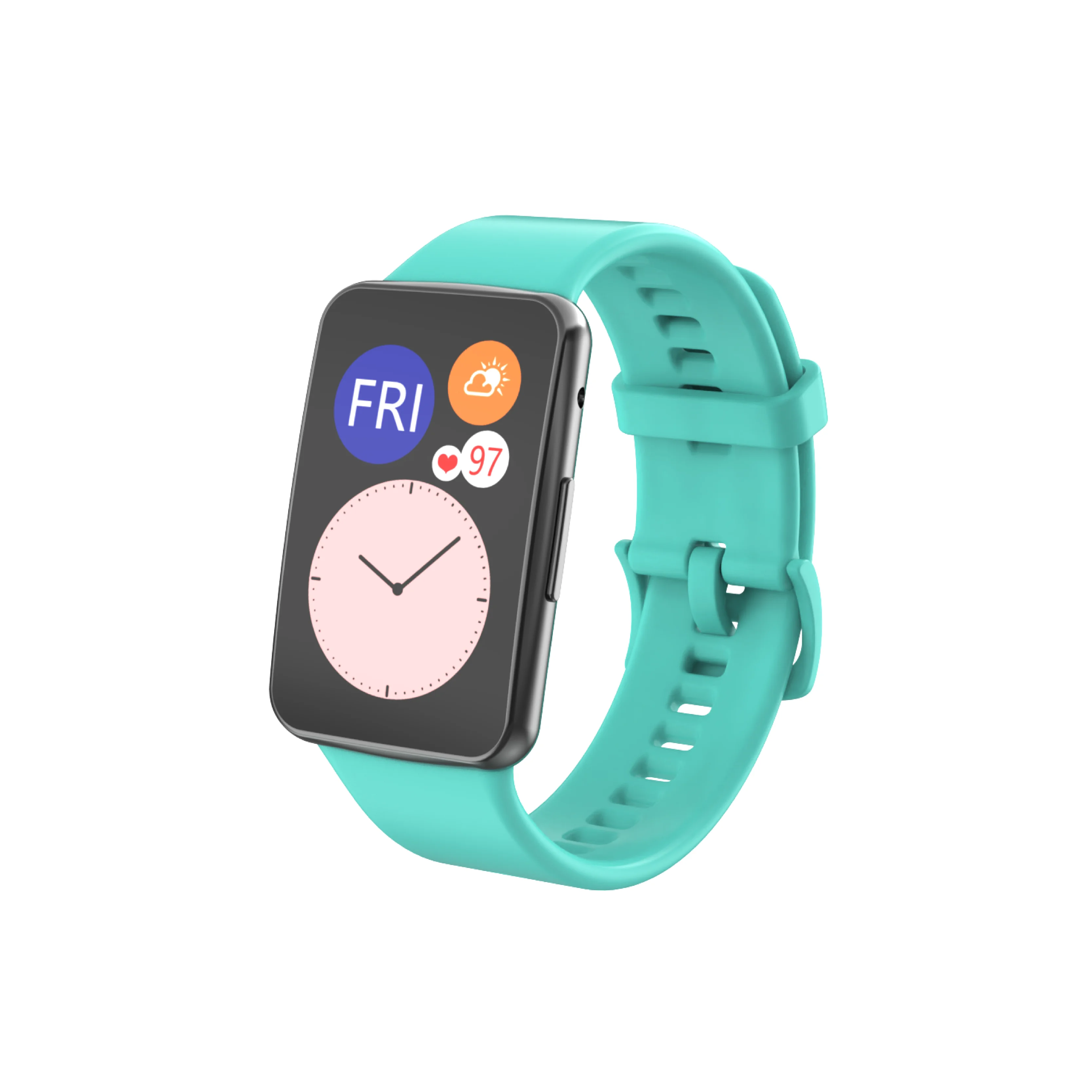 Силиконовый браслет для Huawei Watch Fit спортивный ремешок аксессуары смарт-часов