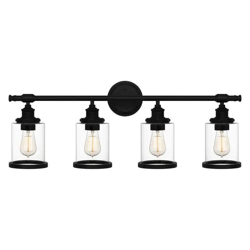 

4-Light Matte Black Light