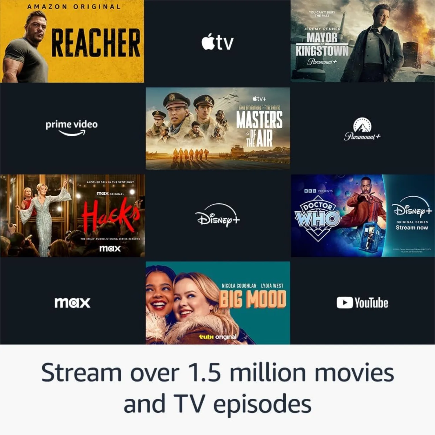 Фото Оригинальный Fire TV Stick 4K, Android TV, Netflix Smart TV Box, 4K Ultra HD, Dobly Vision, домашний медиаплеер, без батарей №5