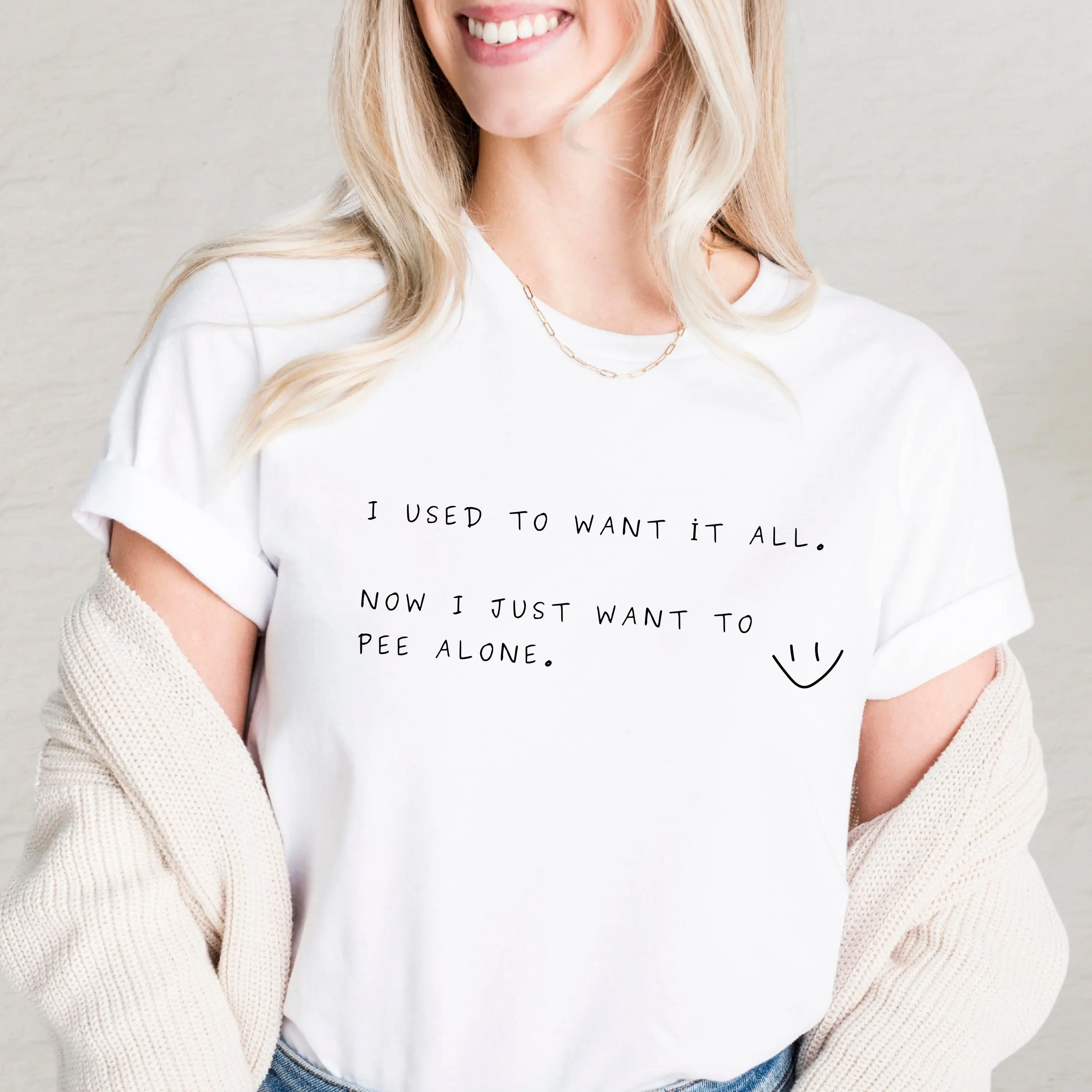 Я раньше хотел чтобы это все футболки теперь просто туалет в одиночку забавная