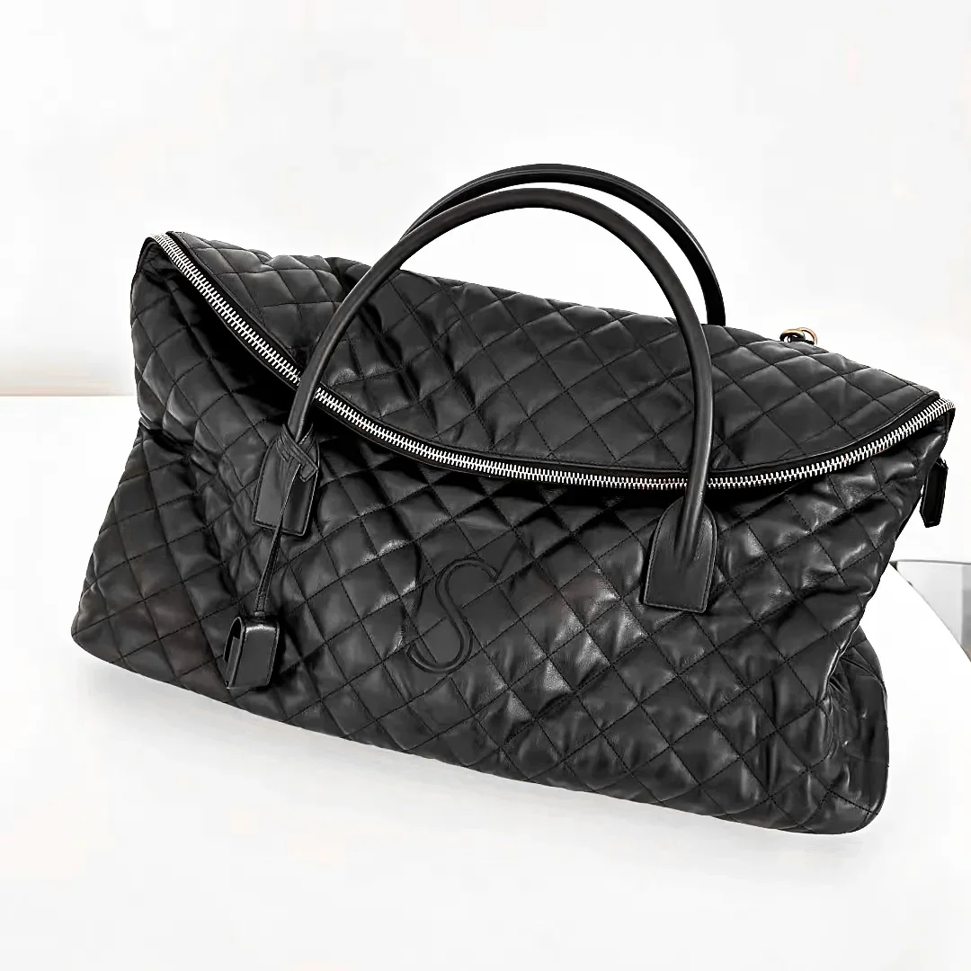 

Men Oversized Es Quilted Genuine Leather Weekend Keepall Bag Women Summer ToTe Crossbody Bags Mirror Quality S Duffel Hand