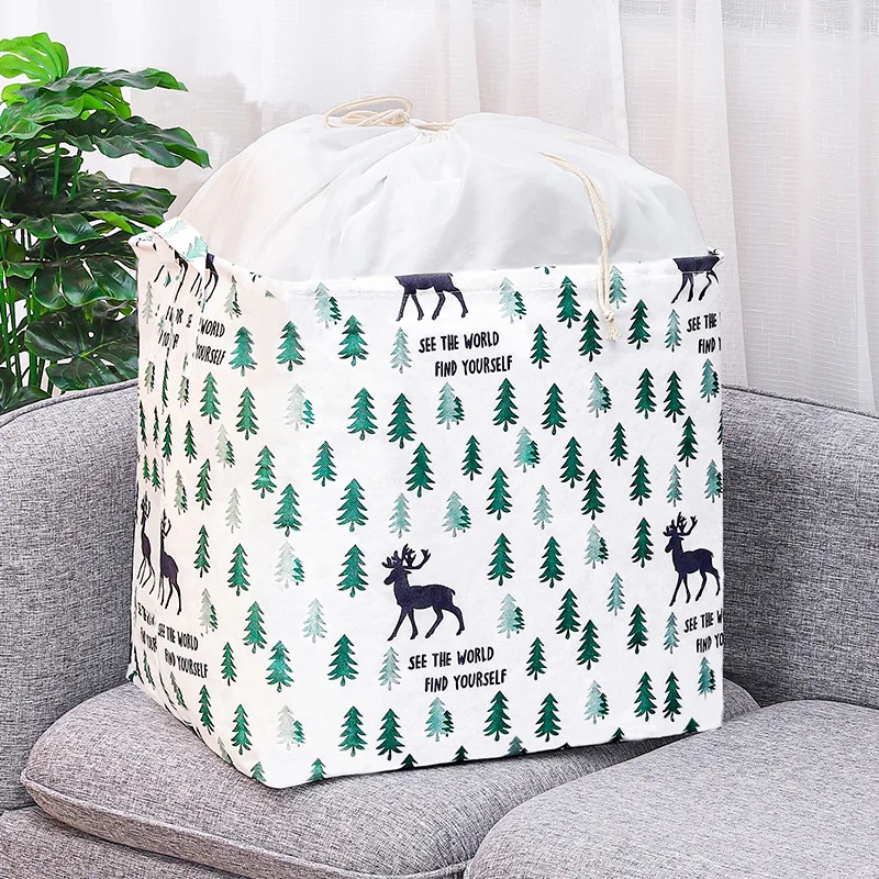 

Bundle Mouth Storage Bag Big Mac Cotton Quilt Bag Clothes Kindergarten Quilt Large Capacity Moving Storage Bag