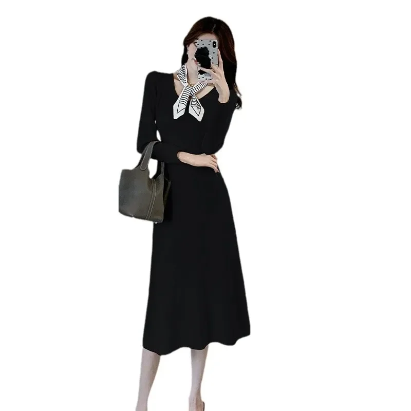 2024 ранняя осень корейский французский стиль нежное SimpleOLS светское элегантное