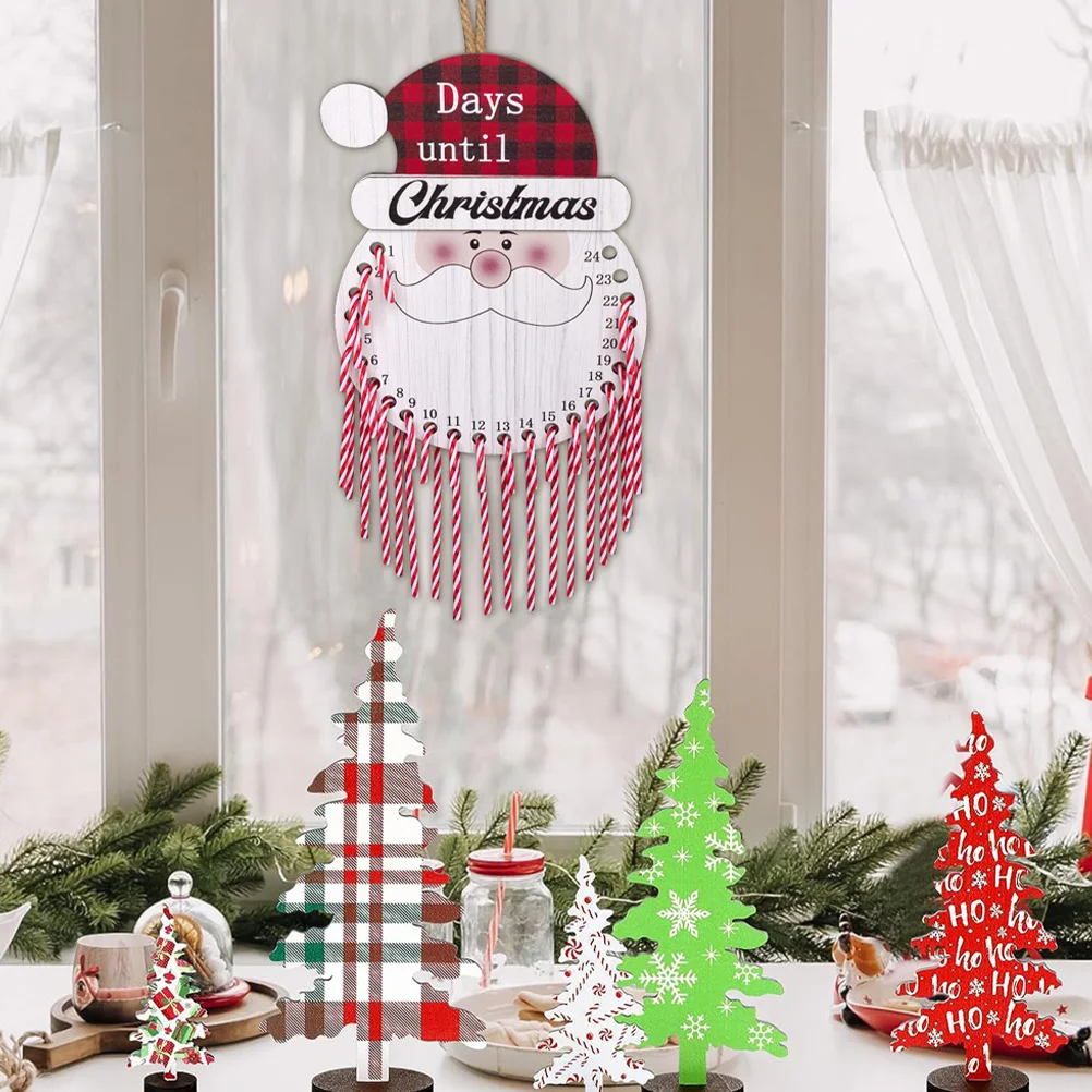 

Crutches Christmas Door Calendar Festive Household Holiday Ornament Front Elder